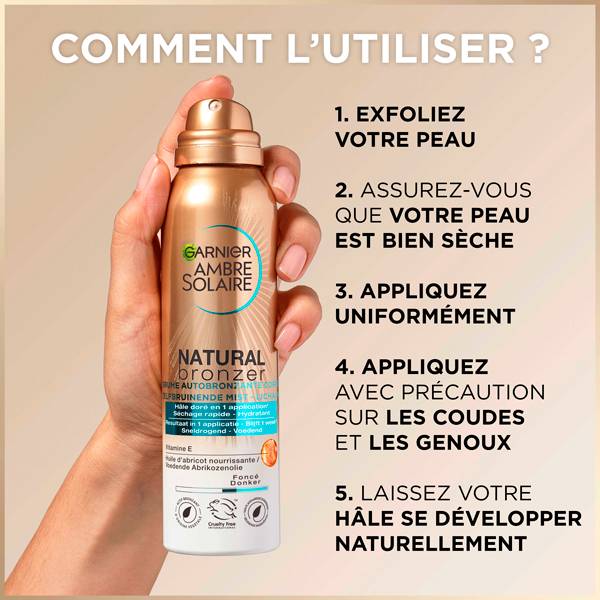 3445 GAR AS NaturalBronzerBodyMist EXTRA HowTo